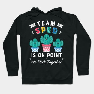 Cute SPED Teacher Gift Special Education Cactus SPED Teacher T-Shirt Hoodie